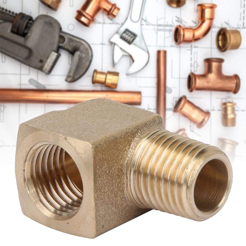 Codo De Latón Hembra 1/4 NPT FPE44 Interstate Pneumatics: Para Aire Y Fluidos. Advertencia Prop 65
