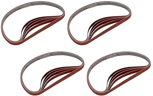 Sanding Detailer Correas de repuesto paquete de 20, 5 de cada uno de grano 80,120,180,240
