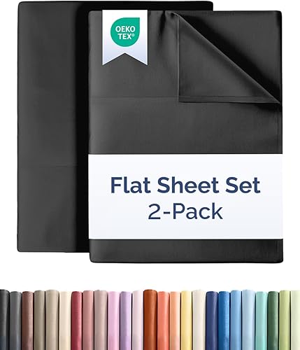 Miniatura 41 de Sábana encimera de bolsillo profundo, más suave que el algodón egipcio, 1 sábana encimera para colchón tamaño matrimonial 01-Blanco