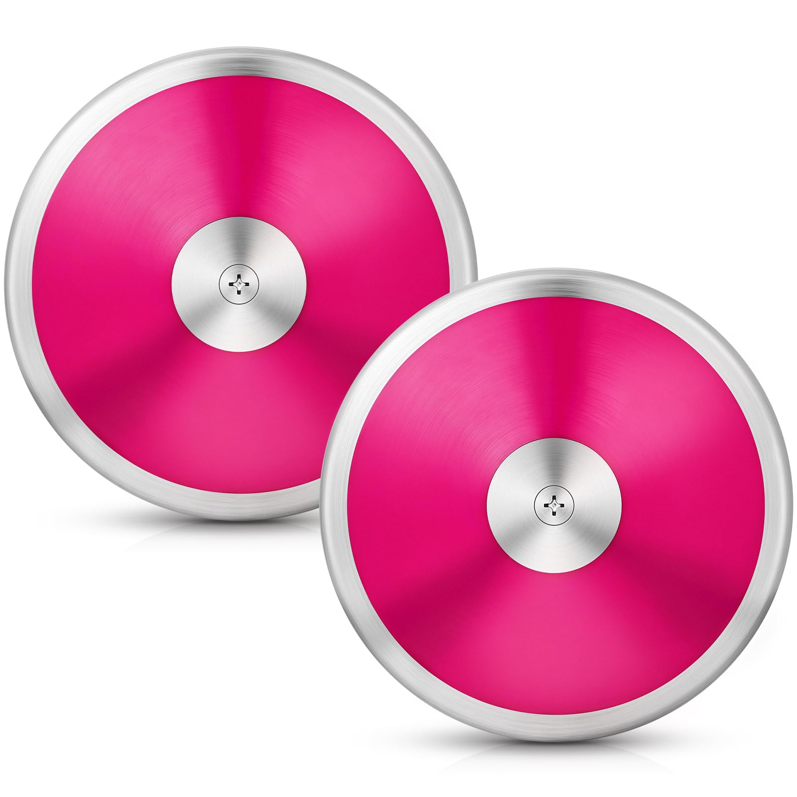 Wettarn2 Pcs 1 kg Sports Training Discus Boys Girls Discus Track and Field Discuses Track and Field Equipment High School Boys Discus