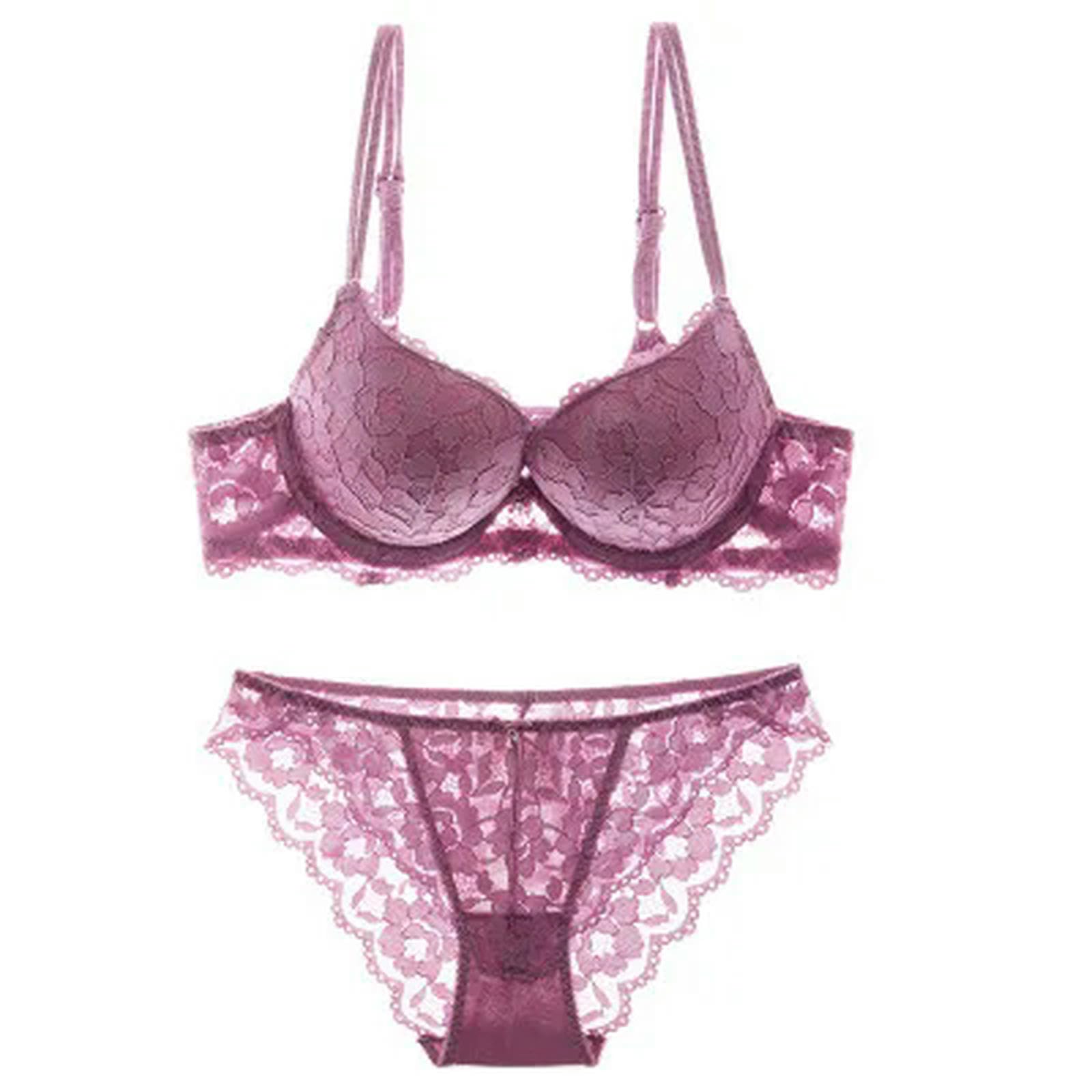 Pantofole Lingerie Sexy per Donne Reggiseno in Pizzo E Set di Mutandini Reggiseni con Cintura di Giarrettiera