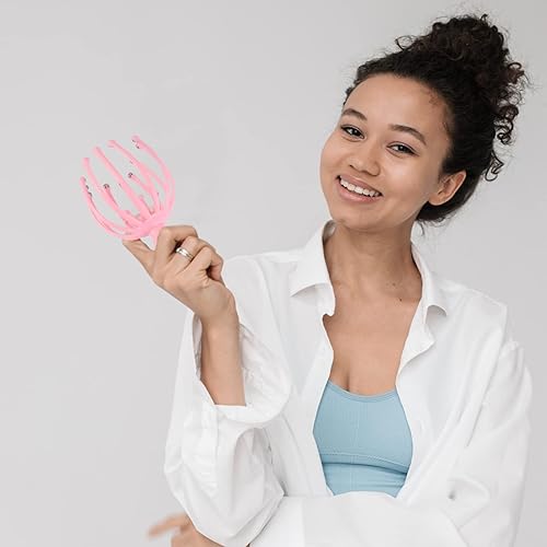 Miniatura 5 de Lurrose 1 juego de cuero cabelludo para el cuidado muscular meridiano, herramienta para la cabeza, spa para la curación, masajeador de estimulación