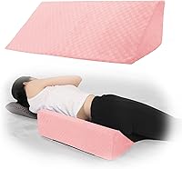 Vista 15 de Almohada de cuña para cama para personas que duermen de lado, cuñas de posición corporal, almohada de cuña lateral para dormir, posicionamiento