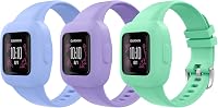 MoKo 3 db Szilikon Szíj Garmin Vivofit JR 3 Okosórához - Gyorsan Cserélhető Sport Pánt Gyerekeknek 1