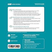 Vista 2 de ESET NOD32 Antivirus 2025 Edition 1 Device 1 Year Antivirus Software Gamer Mode Small System Footprint Digital Download [PC/Mac]