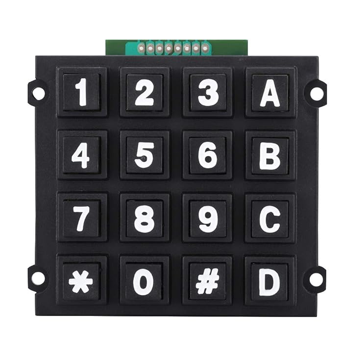 Buy Pomya Matrix Keypad, Keyboard Modules with 16 Keys 4x4 Push Buttons