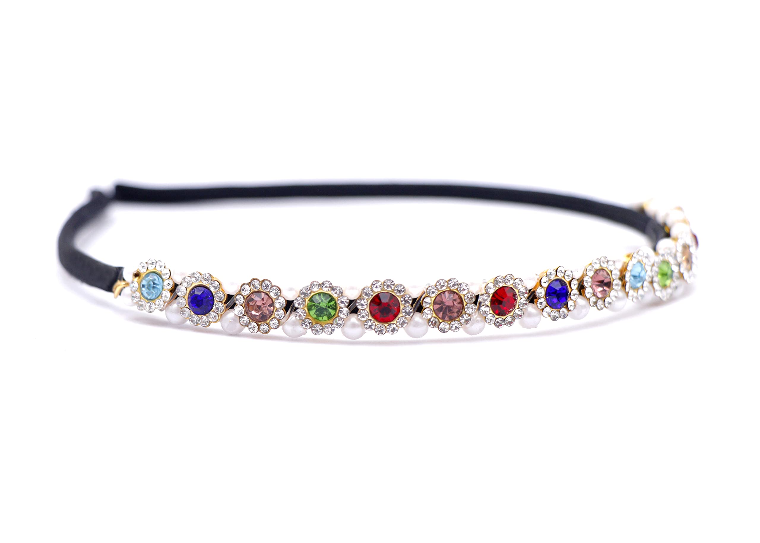 Parhon Crystal Headband Pearls Flower Hairbands Rhinestone Fashion Girls Birthday Wedding Silver Star Tiara Bridal Hair Pieces Headbands for Girls & Women (Flower Hair Band) (B0B34RPHWC) Amazon Price History, Amazon Price Tracker