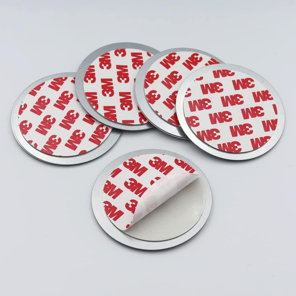 Rauchmelder Magnethalter mit 70mm Ø - 5er Set - 3M Klebepads mit ...