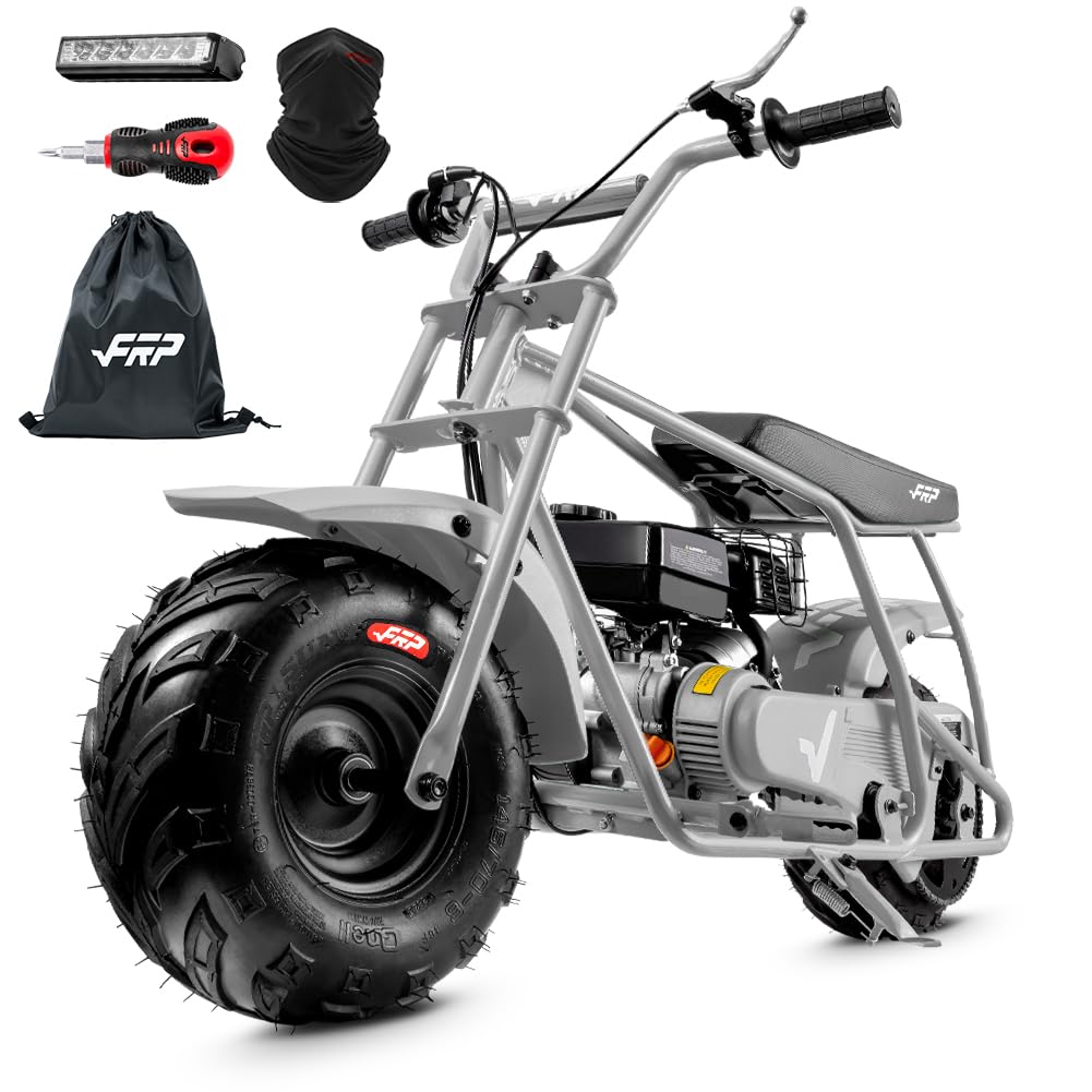 GMB100 Plus Gas Mini Bike 99cc 4-Stroke Off Road Headlight &amp; Gaiter