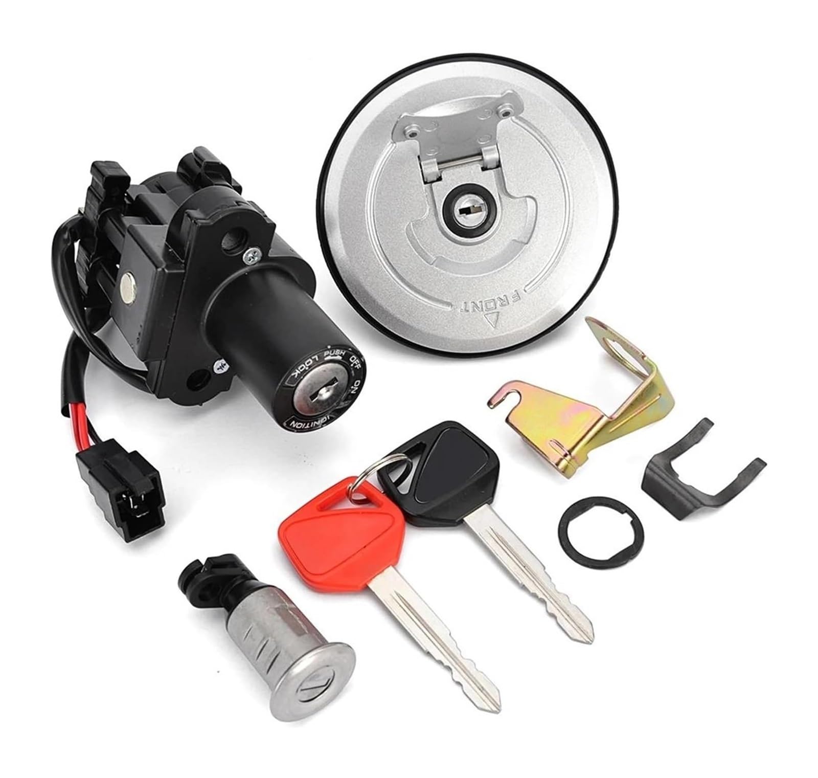 Cerradura De Encendido para CB300F ABS 2015-2019 35010-K33-700 Interruptor De Arranque Tapa Combustible Gas Juego Cerradura con Llaves