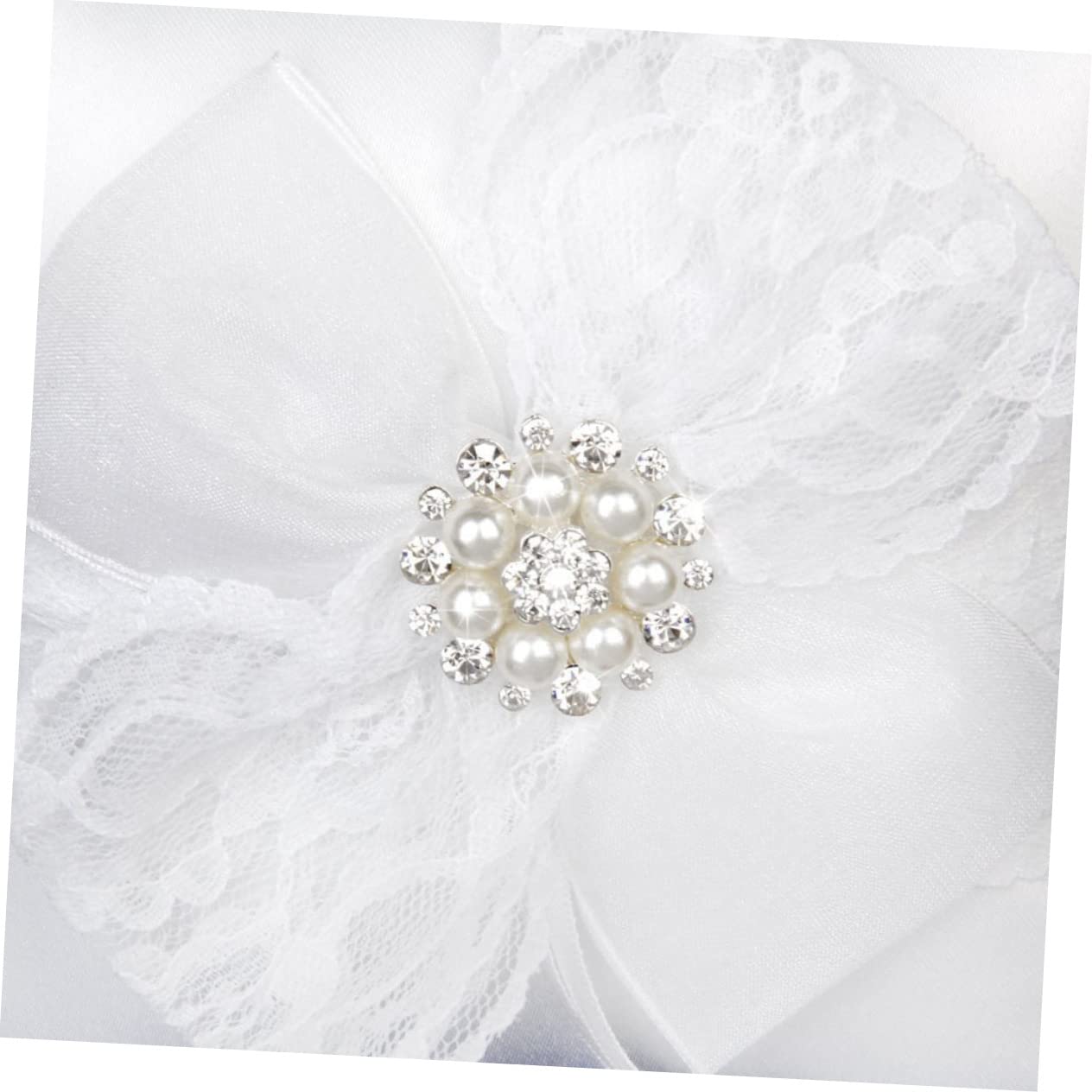 PLAFOPE 2 Stücke Hochzeit Kissen Braut Bearer Kissen Satin Für Zeremonie