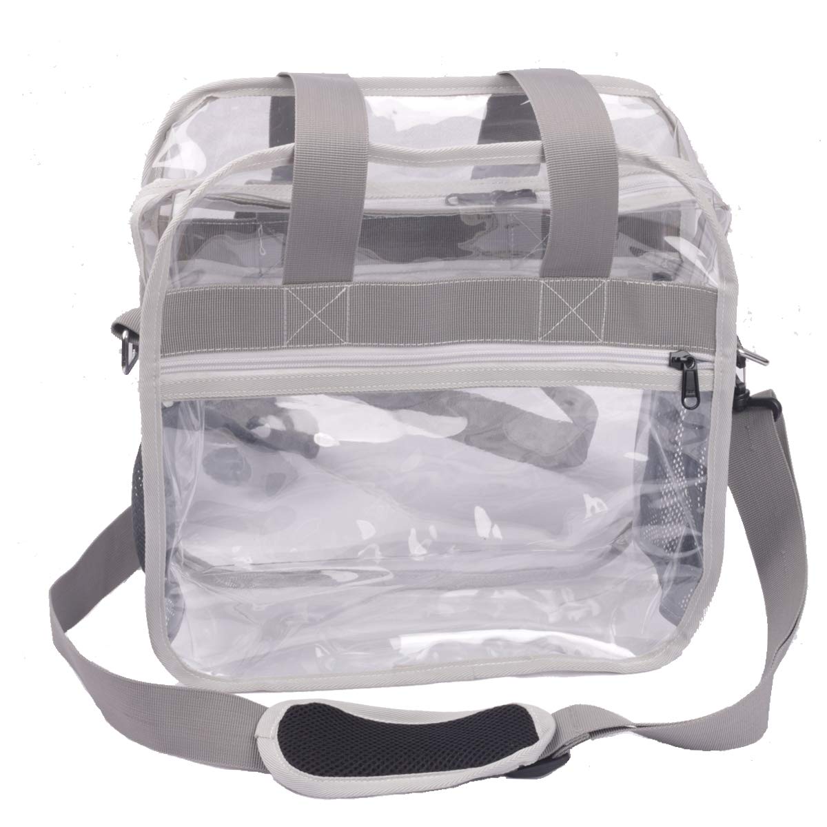 Buy HeavyDuty Clear Stadium bags 12x12x6 W Extra 4 Pockets & Long Strap at Amazon.in