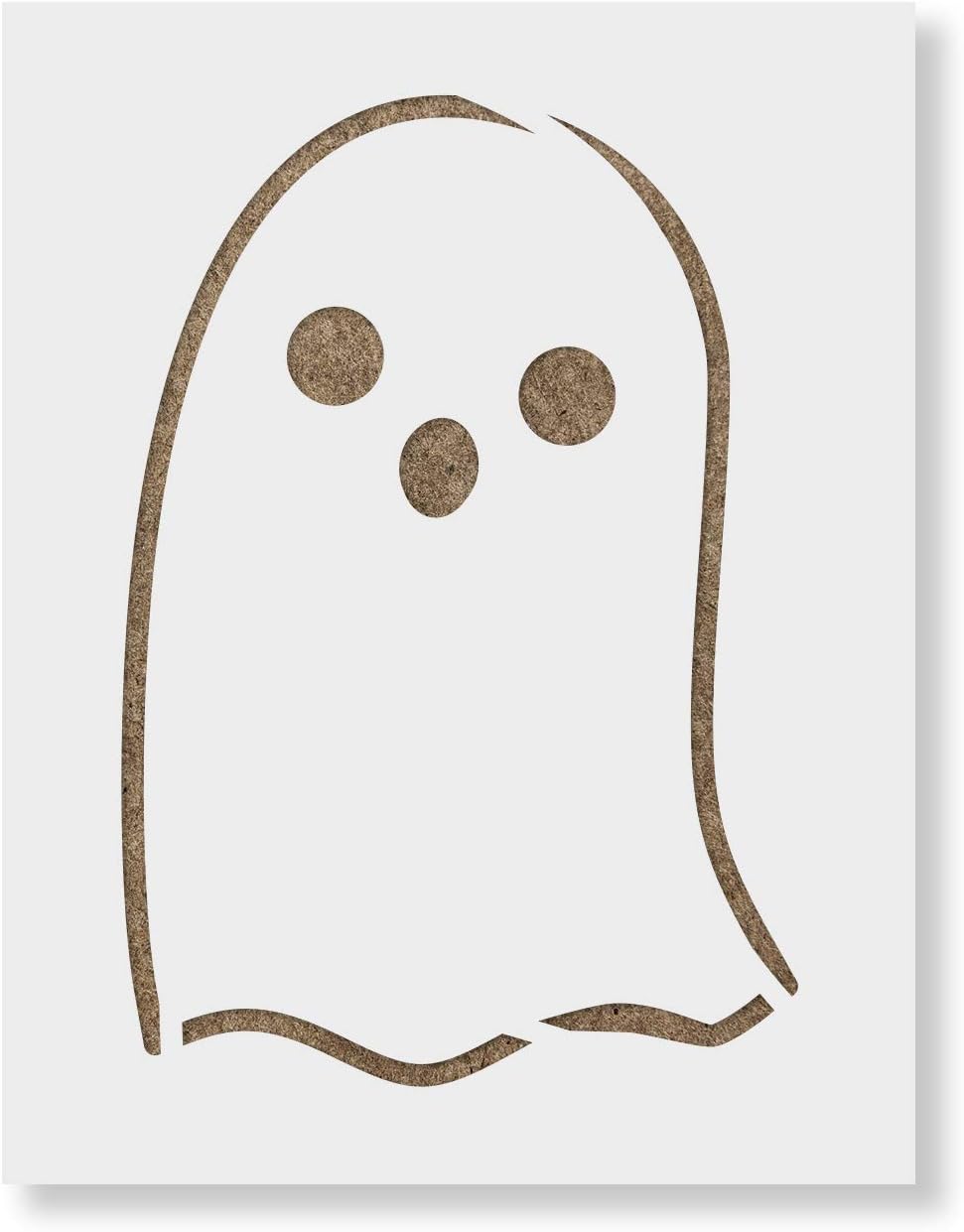 Ghost Stencil - Ideal for Crafting Bewitching Halloween Scenes, Halloween Stencils, Laser Cut Stencils