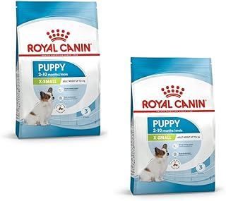 Royal Canin X-SMALL Puppy | Doppelpack | 2 x 500g | Trockenfutter für Welpen sehr Kleiner Hunderassen | Kann zur normalen Funktion des Immunsystems beitragen | Mit Omega-3 product image