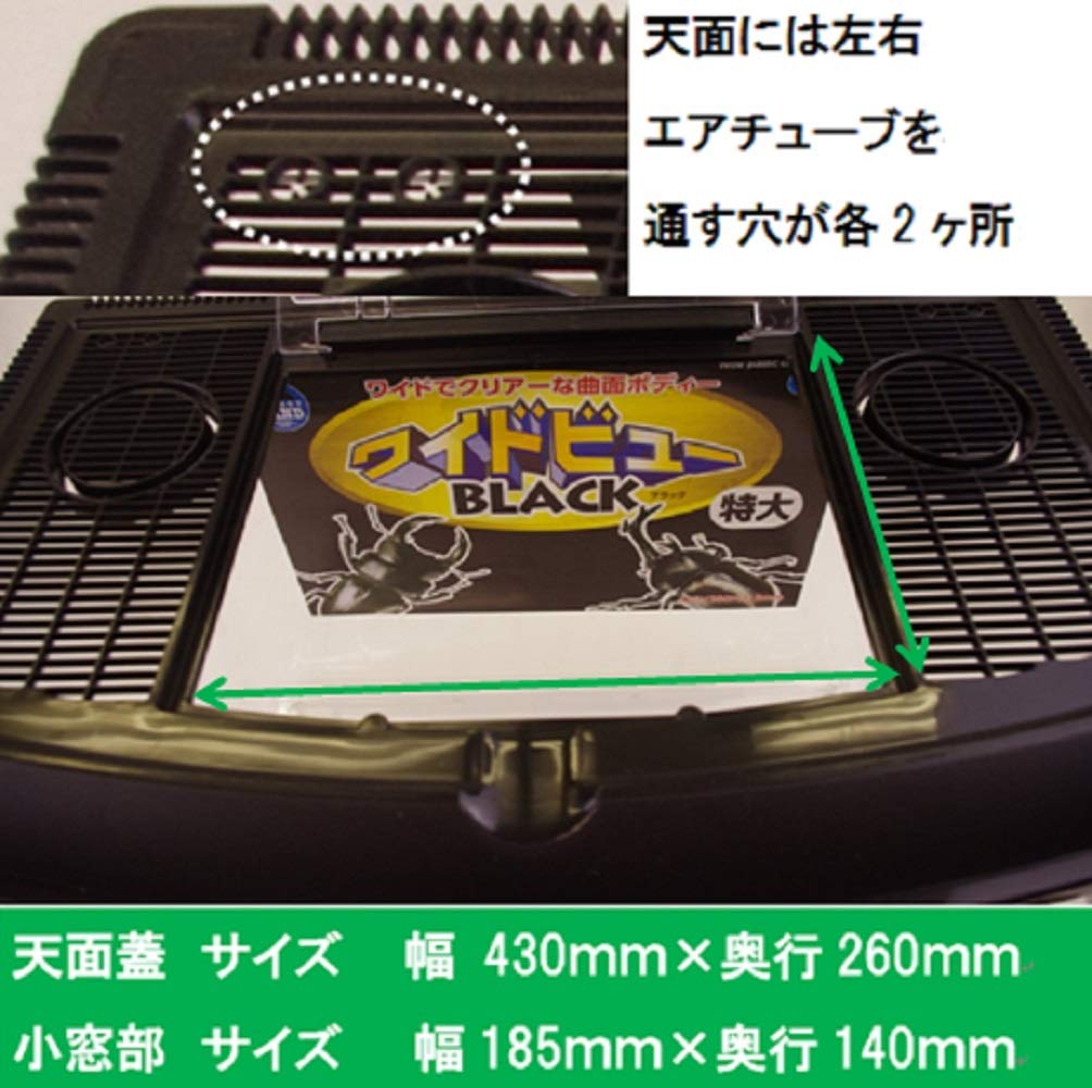 Amazon | インセクトランド プラケースワイドビュー ブラック 特大