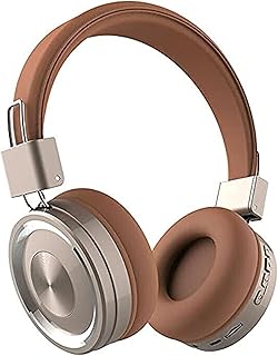 سماعة SD-1002 على الأذن راس سلكية لاسلكية من سودو SD-1002 تستخدم بلوتوث 5 نمط مزدوج بسلك وبدون، مع ايه يو اكس-بطاقة تي اف- ميكروفون مدمج للاستخدام اثناء التنقل- ذهبي