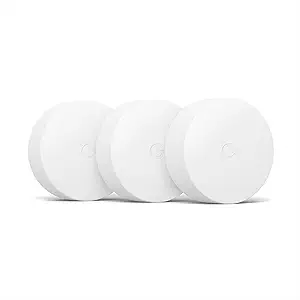 Google Nest Temperature Sensor 3 Count Pack - Nest Thermostat Sensor - Nest Sensor That Works with Nest Learning Thermostat and Nest Thermostat E - Smart Home