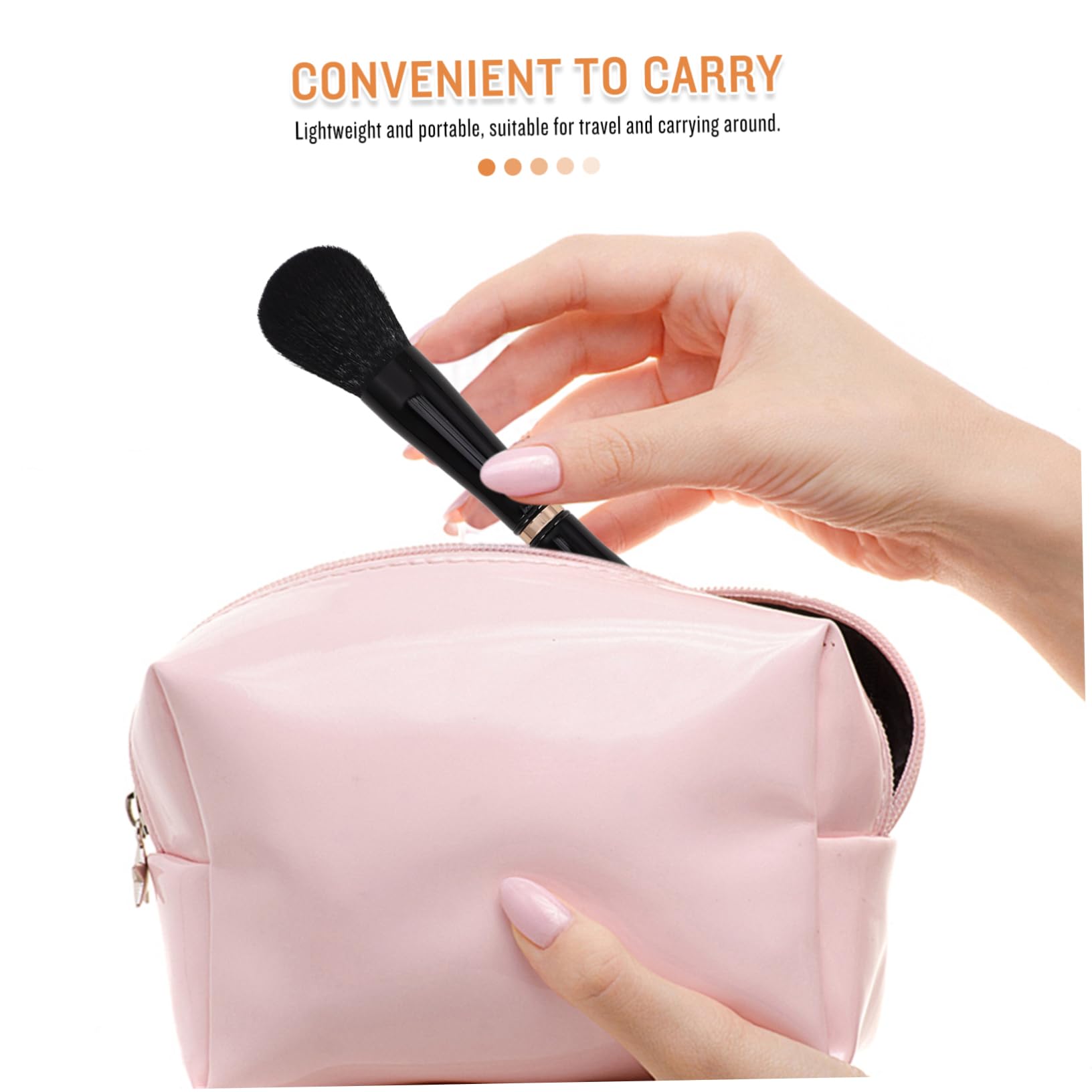 FOMIYES 3 Pz Pennello Da Trucco Pennello Per Fondotinta Applicatore Di Polvere Pennello Per Trucco in Polvere Pennello Per Cipria Per Le Guance Lana Di Nylon Di Seta Ondulata