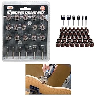 NITYA 51pcs Rotary Tool Accessories for Mini Drill Bit Set Abrasive Tool Grinding Sanding Polishing Cutting Tool Set