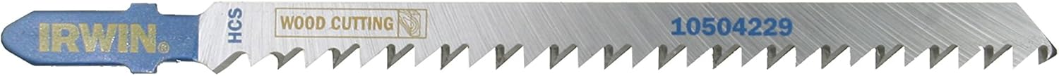 Irwin Wood Cutting Jigsaw Blades (5) 8TPI Bayonet Fitting 115mm
