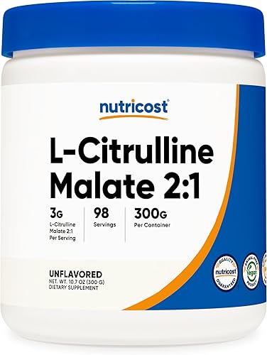 Polvo de L-citrulina Nutricost L-Citruline Malate 1 Polvo de L-citrulina Nutricost L-Citruline Malate 1