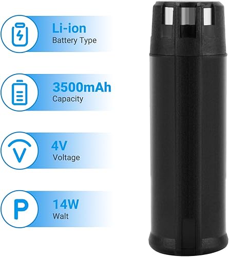 Miniatura 2 de Batería de iones de litio de 3500mAh 4V compatible con RYOBI AP4001 AP4302 AP4700 CSD42l RGS410 RLP416 RP4020 RP4300 RP4400 RP4520 RP4530 RP490