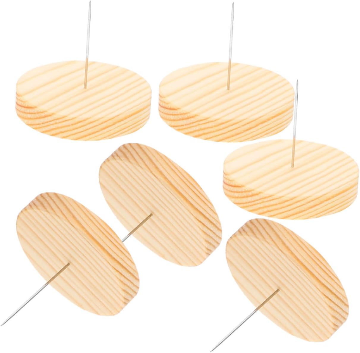 30sets Wooden Base Felt Doll Display Stands for Crochet Dolls Metal Holder Showcase for Home Decor and Collectibles