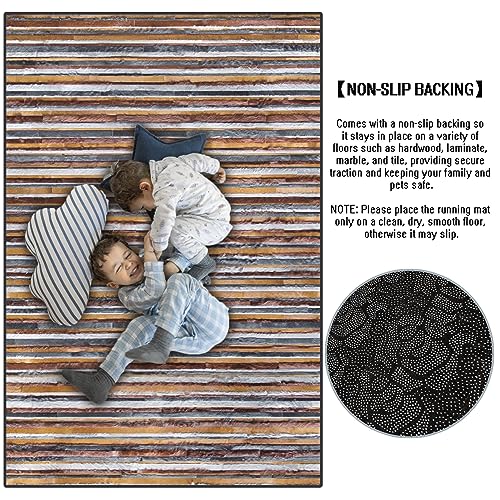 Tapis de cuisine devant évier rectangle 110x120 cm anti-taches