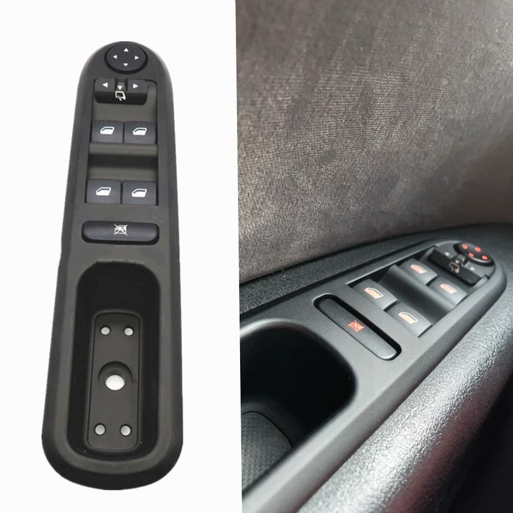 Interrupteur Lève-vitre électrique Avant Gauche Pour Peugeot 407 (2004-2010) - Numéro OEM 6554.ER - 5
