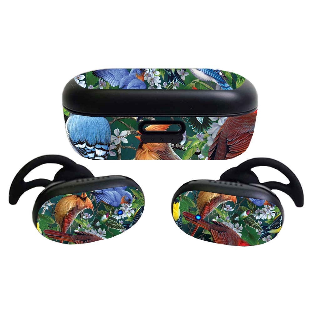 MightySkins Glossy Glitter Skin Compatible with Bose QuietComfort Earbuds (2020)