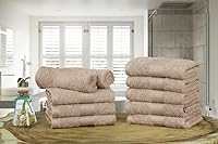 Vista 2 de Paquete de 10 paños de lavado con certificación Oeko Tex de 21.16 ozm, 100% algodón, suaves, absorbentes, duraderos y lavables a máquina, ideales