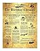 NAMES TO REMEMBER What's in a Name? The BIRTHDAY CHRONICLE 11 inch x 14 inch on the MONTH/YEAR You Were Born Newspaper Birthdates 01/01/1917 TO 12/31/2016 (LARGER SIZE Old Parchment Art Background)