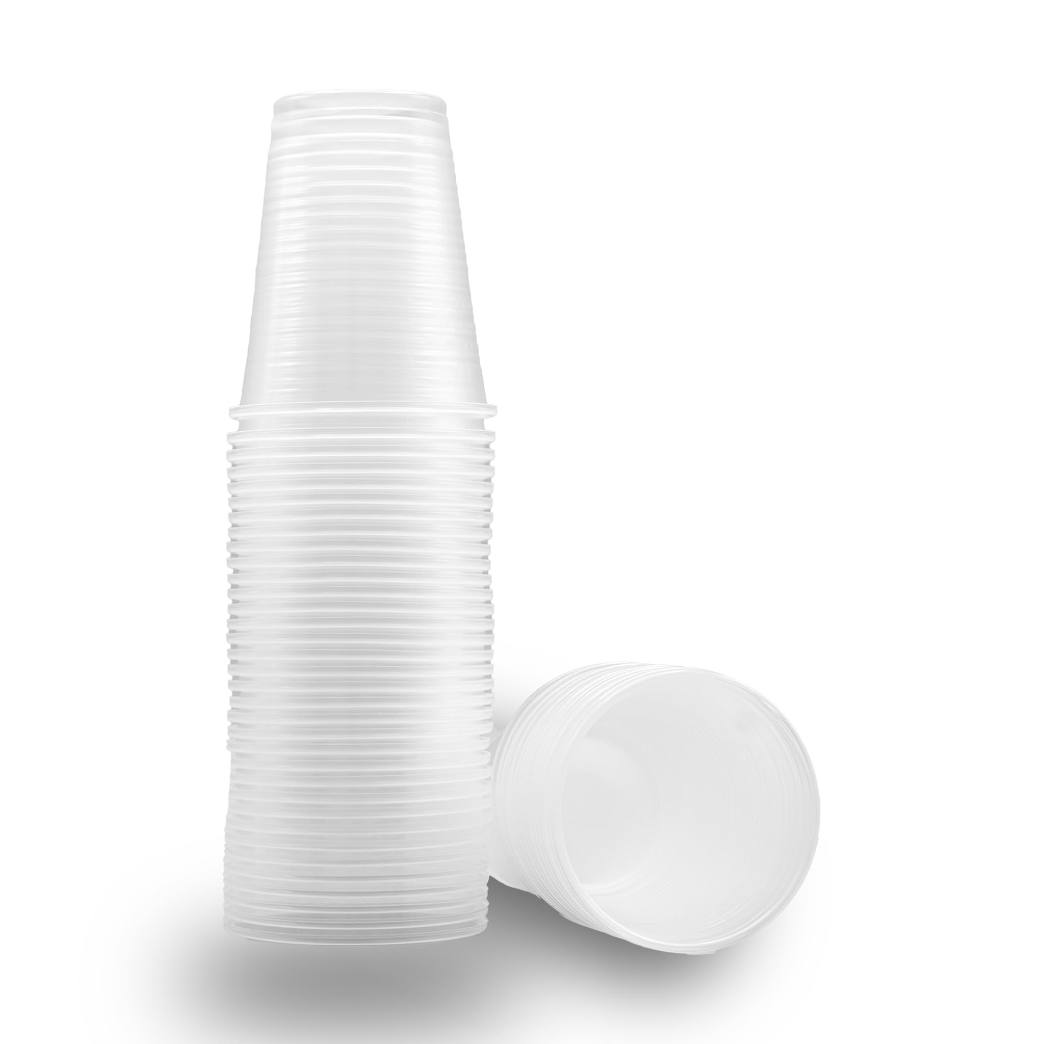 Generico 3000 Bicchieri Acqua in Plastica Trasparente 200 cc – Usa e Getta – Resistenti per Bevande Calde e Fredde – Ideali per Bar, Uffici, Eventi, Distributori Automatici