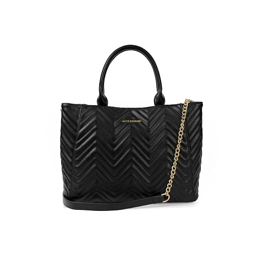 Accessorize London Women's Black Wren Handheld Bag I handbag for woman I hand ba