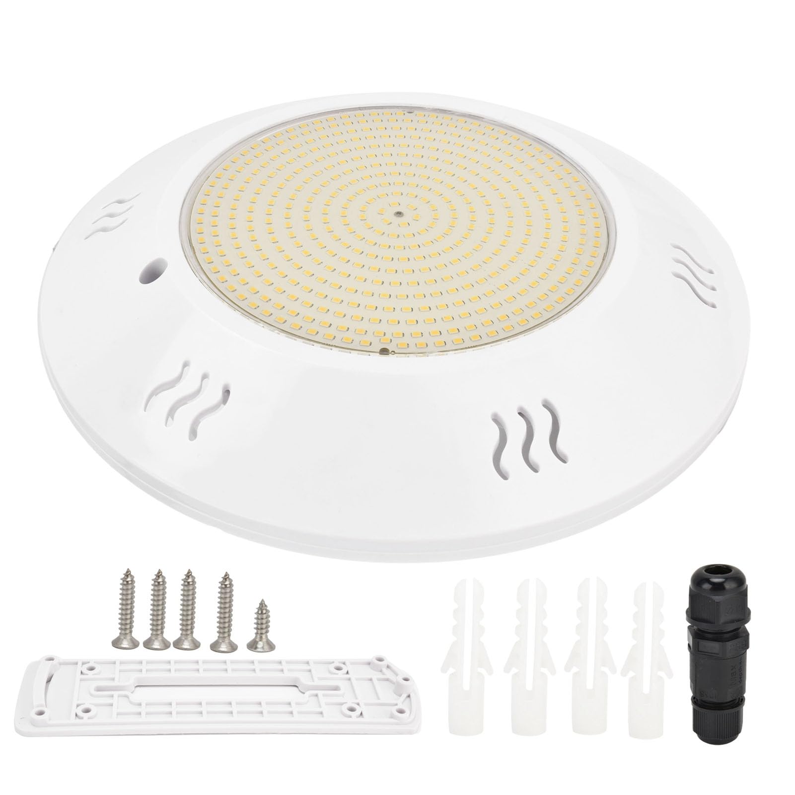 LIZEALUCKY SMD 2835 LED-Poolleuchte IP68 Vollharzgeklebte wandmontierte Unterwasserleuchte für den Hotelhof AC 12V (Bruder)