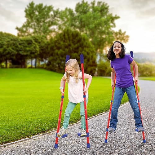 Indy - Steady Stelzen | Voll Verstellbare Und rutschfeste Stelzen Für Kinder Im Alter Von 7-12 Jahren Und Bis 50 kg Geeignet