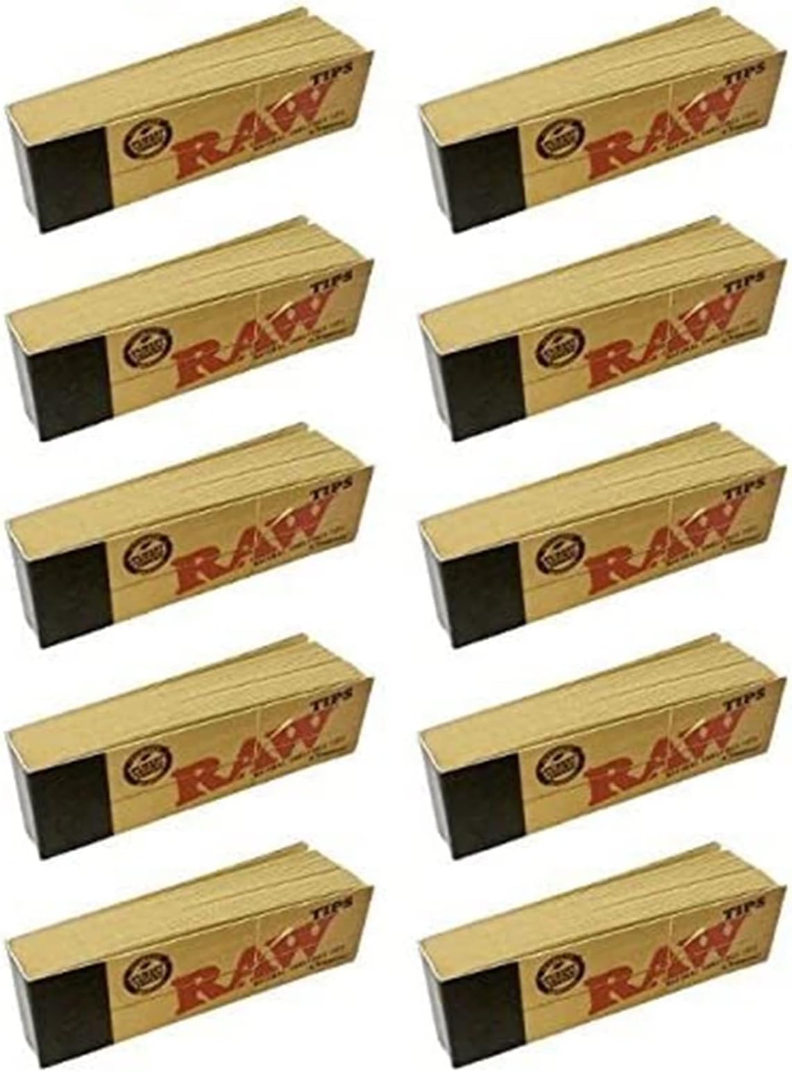 RAW Brand ROACHES 10 BOOKLETS Tobacco Rolling Tips