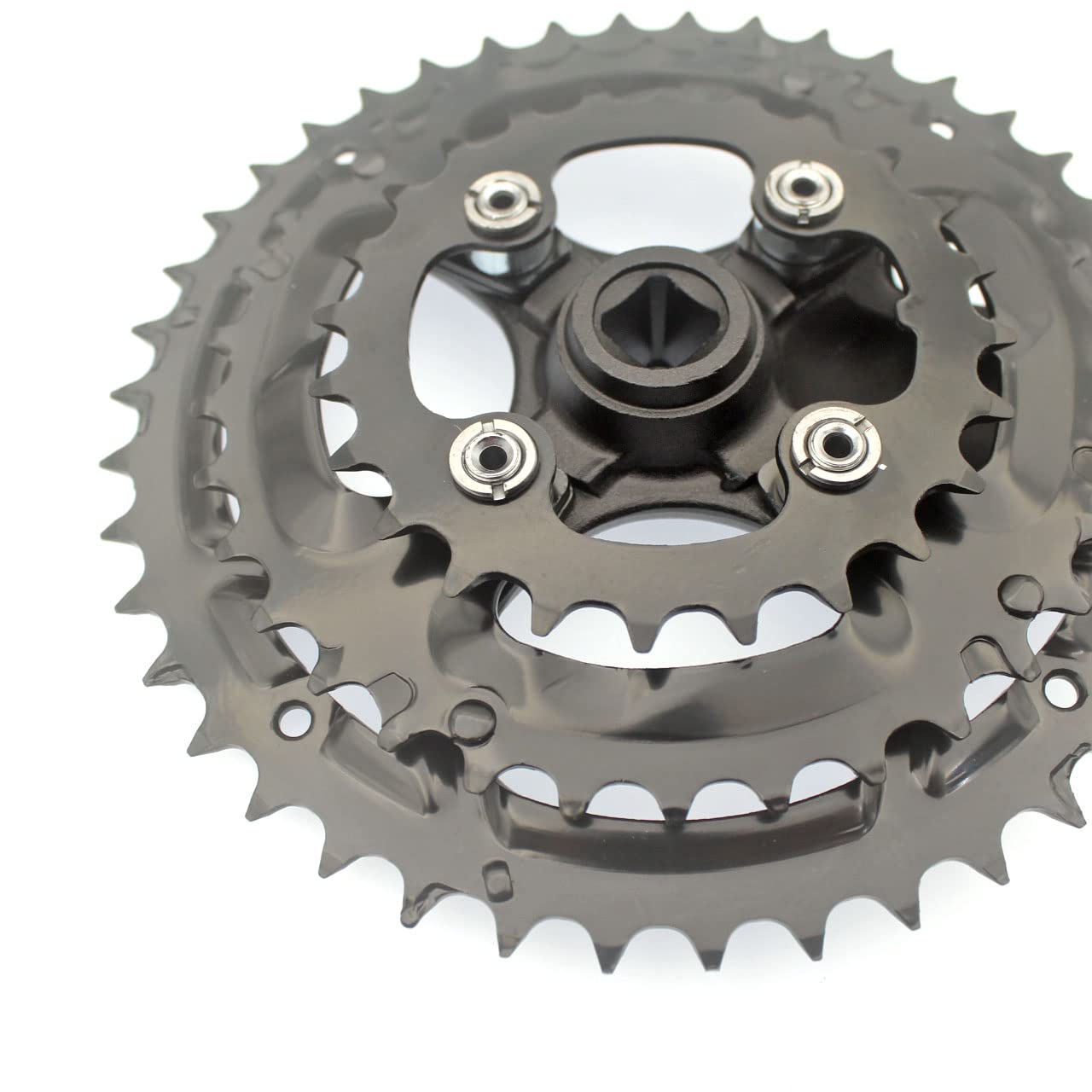 Guarnitura MTB 7/8/9 velocità 24-34-42T Mountain Bike GrulenkSt 170mm in Lega di Alluminio MTB. Pignone a manovella Quadrato Accessori for Biciclette