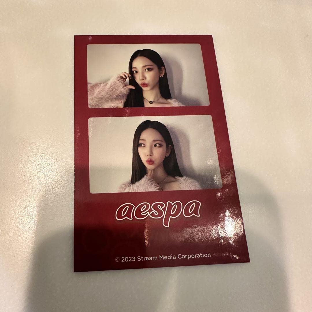 aespa バレンタインカフェ　トレカ　ステッカー Amazon.co.jp: aespa ニンニン my world トレカ バレンタイン