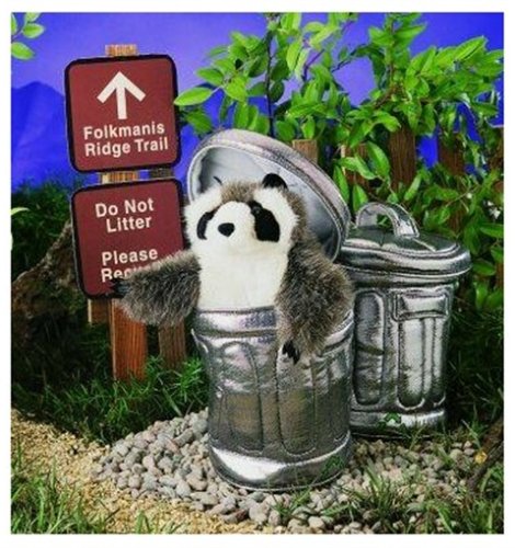 Produktbild von Folkmanis Raccoon In Garbage Can Hand Puppet