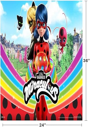 Miniatura 4 de Milagrosa mariquita y gato negro milagros serie de televisión de dibujos animados película mariquita milagrosa mercancía milagrosa mariquita póster