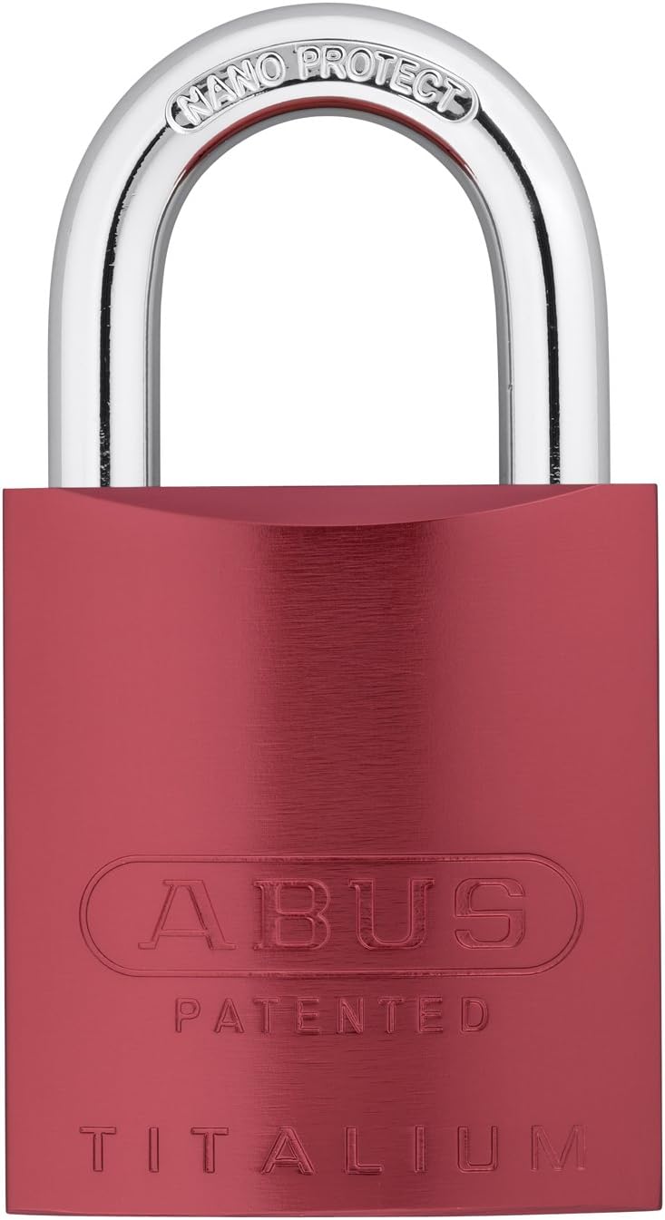ABUS 83AL/45-300 Schlage Rekeyable Padlock Aluminum Body, Zero Bitted, Titanium