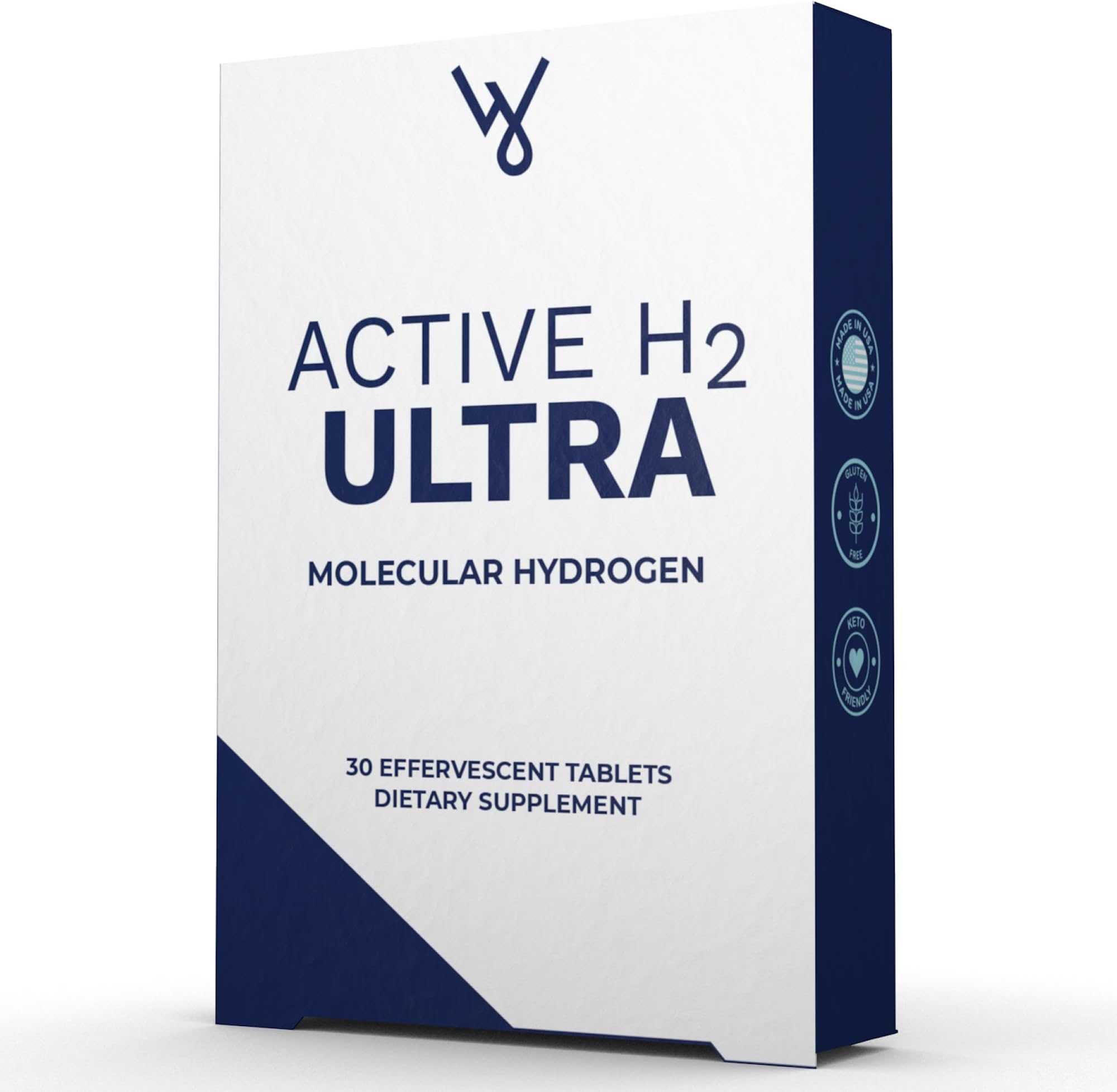 Active H2 Ultra+ Hydrogen Water Tablet - Optimize Health, Support Immunity, and Balance Antioxidants with Benefits of Molecular Hydrogen 30 Servings
