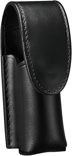 Mace Pepper Spray Holder Black Belt Pouch, Hidden Snap MK III Small, Fits up to 2oz Mace Pepper Spray Holder Black Belt Pouch, Hidden Snap MK III Small, Fits up to 2oz