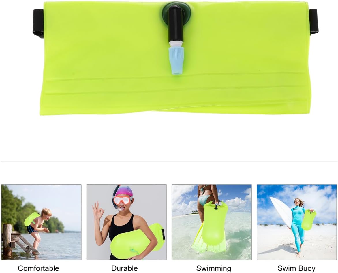 2Pcs Inflatable Swim Bag Practical Life Saving Buoy for Swimmers Lightweight Storage Float for Summer Fun for Friends Convenient and Easy to Carry