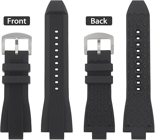 Miniatura 2 de Correa de reloj compatible con Michael Kors, correa de repuesto de goma de silicona suave para correas de reloj Michael MK8152 MK8356