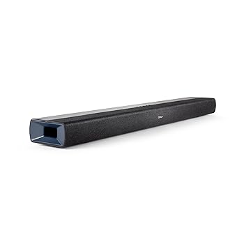 Denon DHT-S218 Dolby Atmos Soundbar for TV with Built-in Down-firing Subwoofers, Black