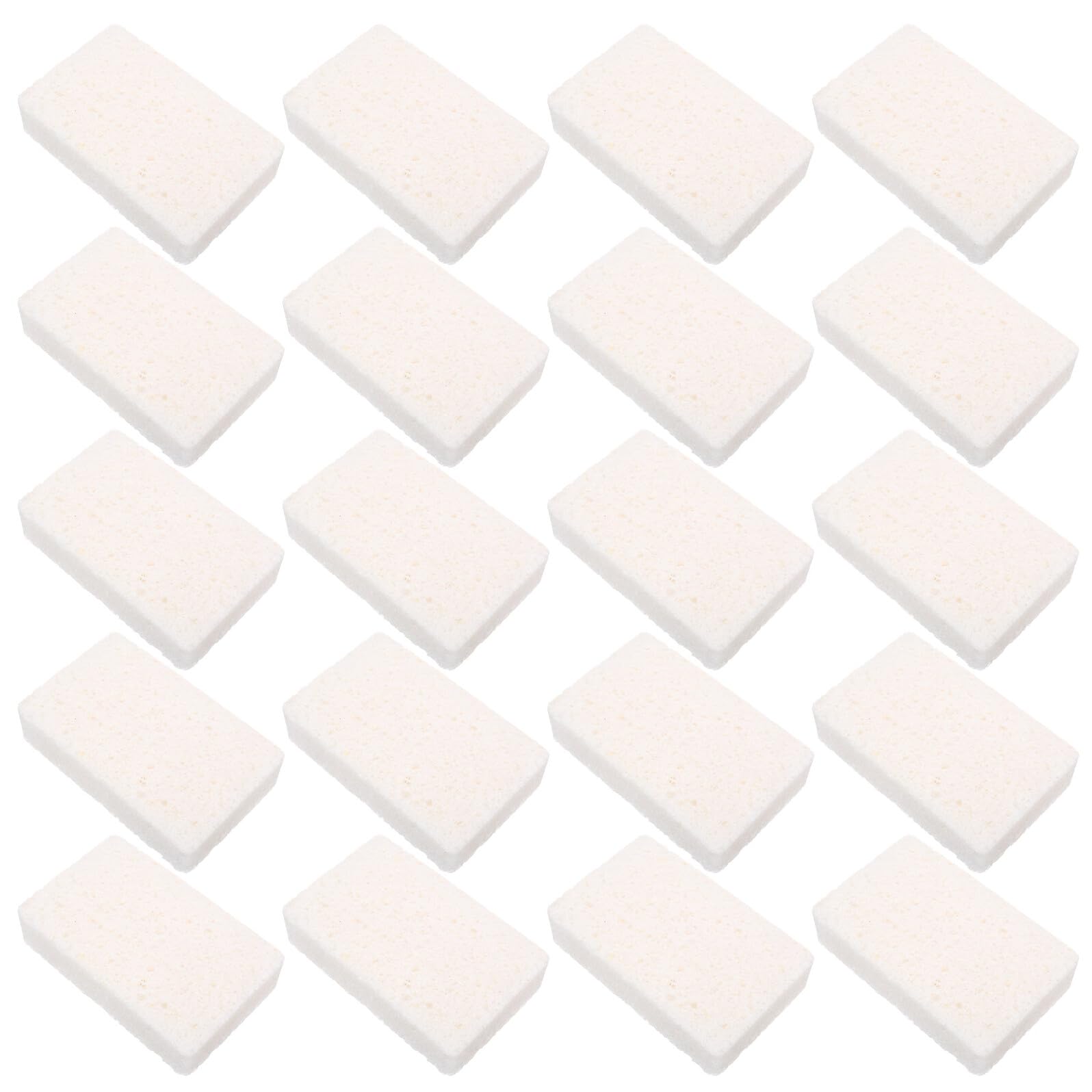 Esponjas de Celulosa y Eliminación Fácil de Grasa 20 Alta Absorción para Lavar Platos Estropajos de Cocina Blancos Ideales para Limpieza en Hogar y Cocina