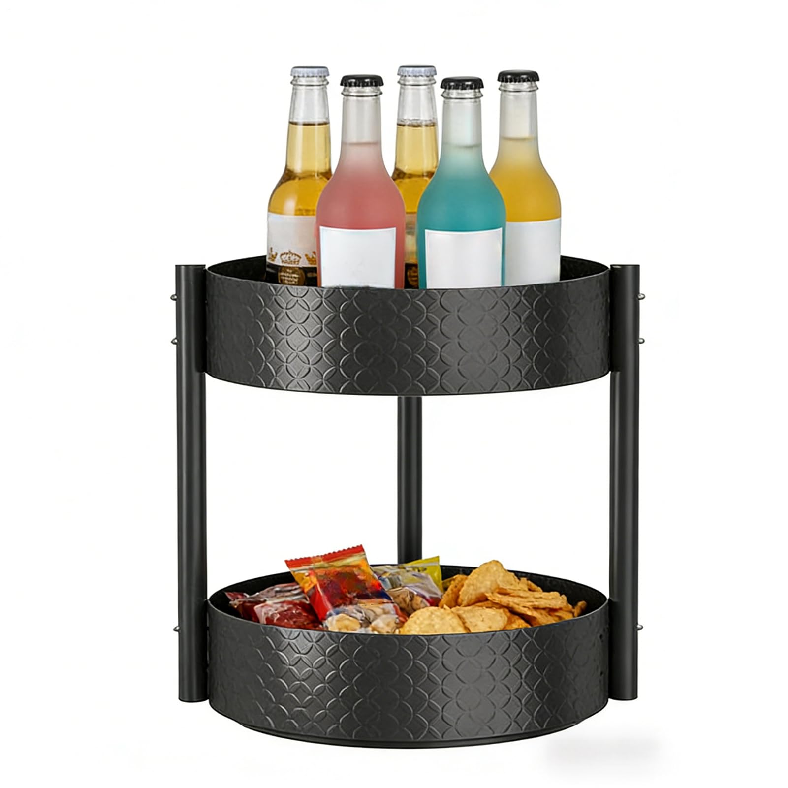 Organizador De Especias para Armario Soporte Giratorio con Plato para | Estantes de Cocina para Encimera para Despensa Baño y Dormitorio