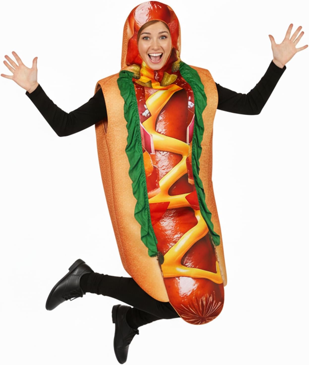 Funny Halloween Costume Unisex Hot Dog Costume Adult for Cosplay Party - Image 3